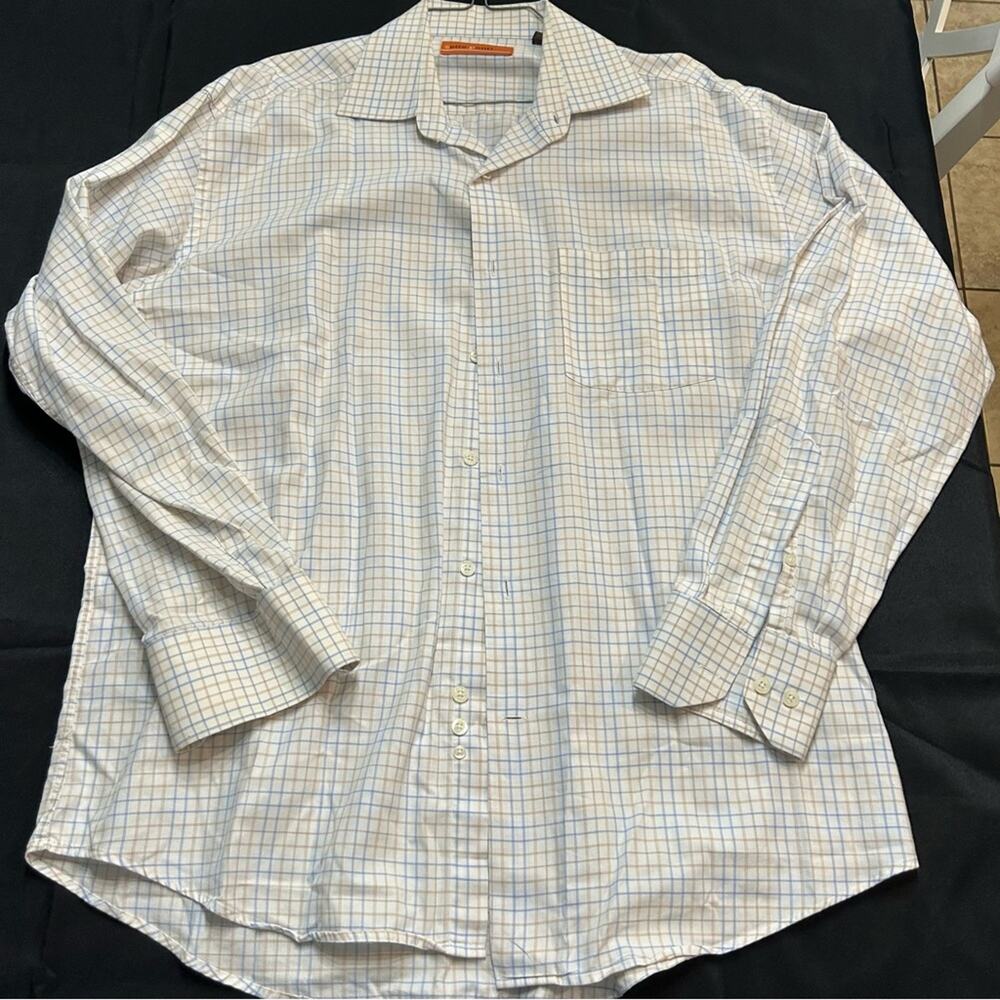 Sette Ponti Shirt striped long Sleeve Mens Size Large Casual shirt